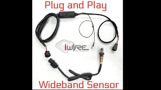 AEM Wideband Sensor with iWire Plug and Play Wiring Kit for Subaru