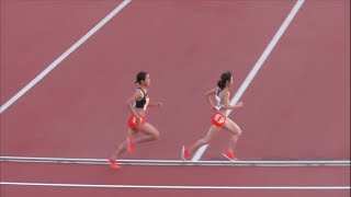 2020年度 第2回神戸市長距離記録会 女子1500m1組　田中希実(豊田自動織機TC)4:12.81、ラスト400m手元60.4