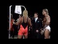 The Narcissist Lex Luger & Mr Perfect confront each other before Wrestlemania IX 1993 (WWF)