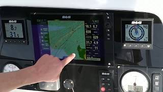 Navigating with a B&G Zeus Display and Autopilot