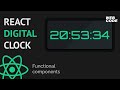 Build a digital clock with React (Beginner React Project)