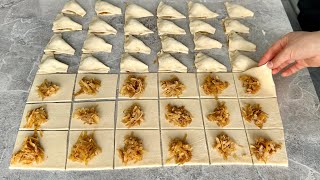 I'VE NEVER EVER MADE THIS SMELL 📌 INCREDIBLY DELICIOUS 🤤 CRUNCHY HAND-PRINTED PASTRY PASTRY