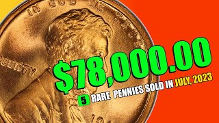 5 RARE Lincoln Pennies SOLD for Crazy Money!