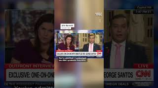CNN Forced George Santos to Watch Supercut of His Lies
