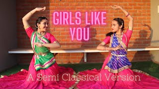 Girls Like You| Tere Bina| Semi Classical Version | Pdancies Choreography