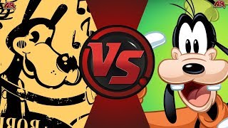 Boris the Wolf vs Goofy (Bendy and the Ink Machine vs Disney)! Cartoon Fight Nig