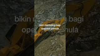 bikin merinding bagi operator pemula 😱 #viral #excavatorvideos #videoshort