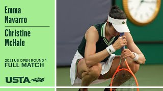 Emma Navarro vs Christina McHale Full Match | 2021 US Open Round 1