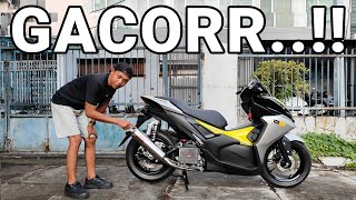 AEROX ALPHA GANTI KNALPOT RACING HARGA PELAJAR