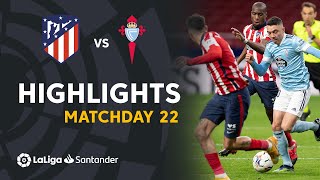 Highlights Atlético de Madrid vs RC Celta (2-2)