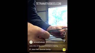 Making A Vertical Split Native Stingless Bee Hive