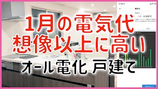 【注文住宅】 #462 予想以上に高かった 1月電気代紹介 オール電化 6人家族 タマホーム 大安心の家 注文住宅