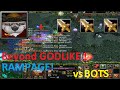 DotA - Ember Spirit Beyond GODLIKE vs Bots  (RAMPAGE)