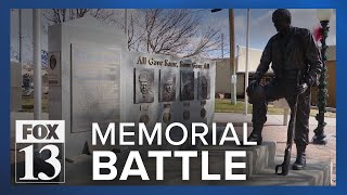 Battle lines drawn over future of Tremonton war memorial