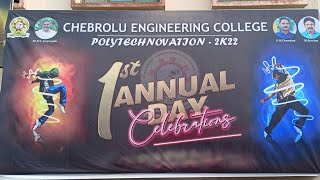 Chebrolu Engineering College Polytechnovation 2k22...1st Annual Day Celebrations