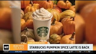 Starbucks celebrates 20 years of pumpkin spice latte