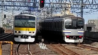 【ジョイント音\u0026VVVF音付き】E217系発車シーン