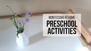 MONTESSORI AT HOME: Preschool Activities  |  Montessori Homeschool Preschool