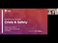 Crisis and Safety: Live Discussion Hour 3