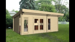 Gartenhaus aus Holz zum selber bauen unser Modell: Finn Art York 27