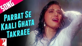 Parbat Se Kaali Ghata Takraee Song | Chandni | Sridevi | Rishi Kapoor | Asha Bhosle | Vinod Rathod