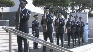 21-Gun Rifle Salute, Missing Man, Taps