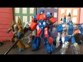 transformers stop motion combiner wars pt4 bruticus vs skyreign