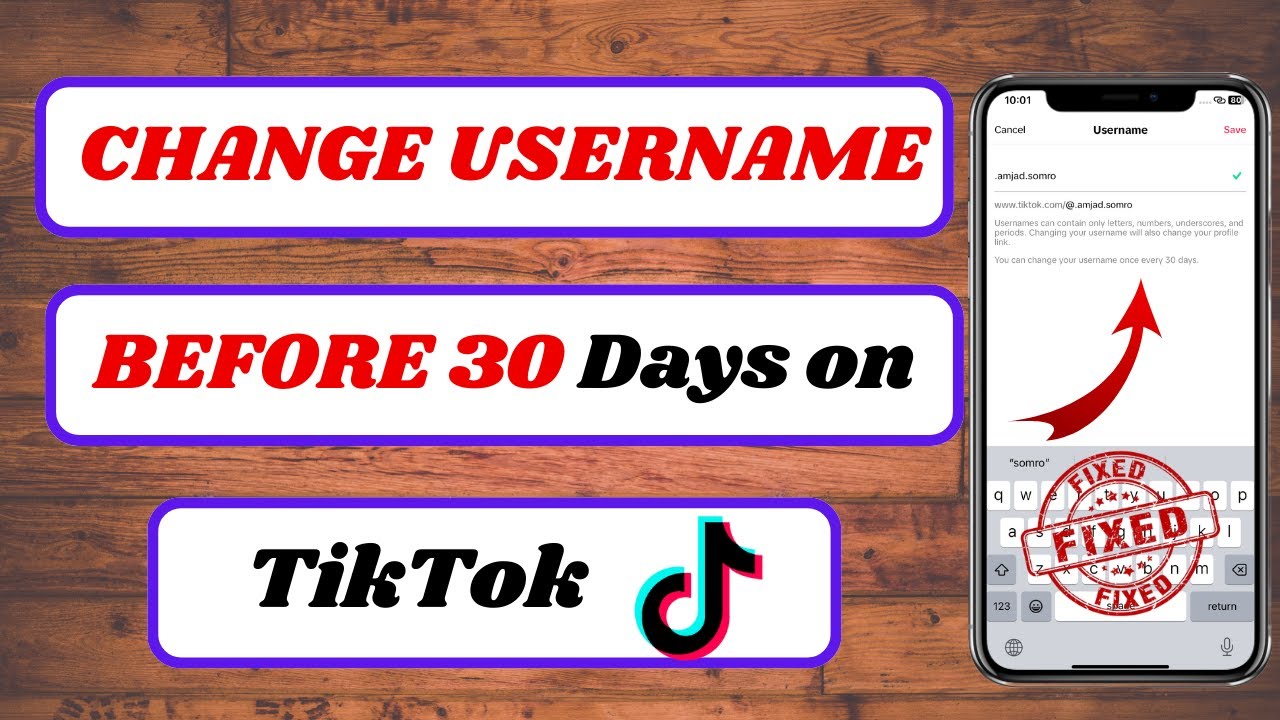 How To Change Username On Tiktok Without Waiting 30 Days|change ...