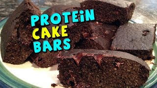 Protein Cake Bars Recipe | Low Calorie Protein Bar