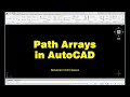 Creating Path Arrays in AutoCAD