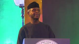 Let’s Do More, Osinbajo Tells Business Reforms Award Winners, Govt Agencies And Others