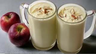 Apple Milkshake Recipe/ Easiest Way To Make Apple Juice