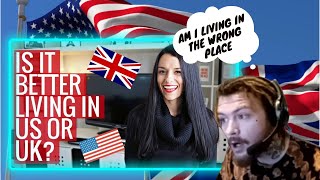 American Reacts To Differences Between Living in the US vs. the UK