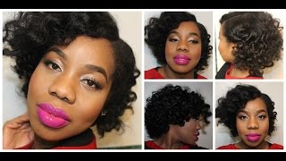 Roller Set On Natural Hair