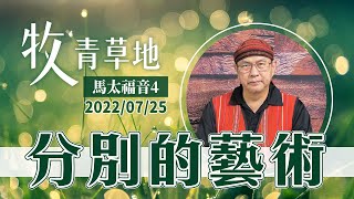 分別的藝術│馬太福音4│20220725牧人青草地│EP222