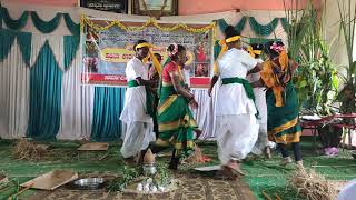 ever green folk dance # suggi kala higgi banditu# school students # Karnataka folk dance