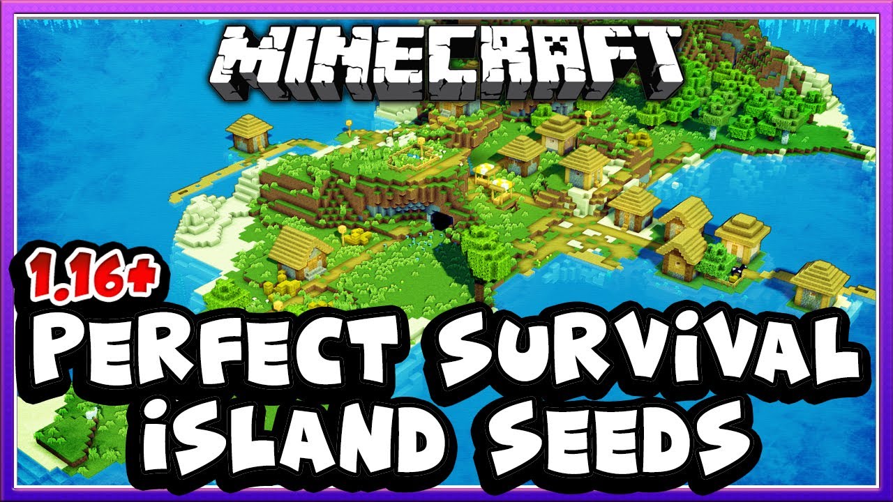 5 Perfect Minecraft Survival Island Seeds - Minecraft 1.16 Seeds Java ...