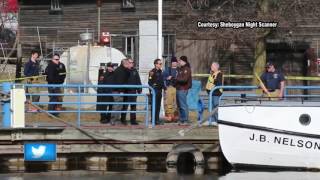 Authorities recover a body in the Sheboygan River