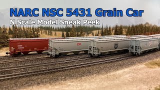 N Scale North American Railcar Corp. 5341 Grain Car Sneak Peek