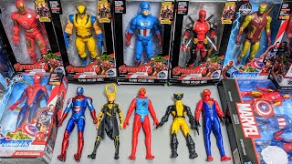 AVENGERS TOYS/action figures/unboxing/cheap price/spiderman,ironman,hulk,thor/toys #011