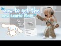 How to get the new Cinnamoroll item for free🐬! (Roblox) ⚠️EVENT OVER⚠️