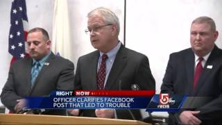 Officer apologizes for Faecbook post inciting violence against Muslims