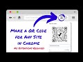 Make a QR Code Using Chrome - No Extension Needed