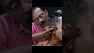 Our Big Eyes Barber Is Amazing | Oily Massage | Cracking Massage By Big Eyes Barber ASMR #shorts