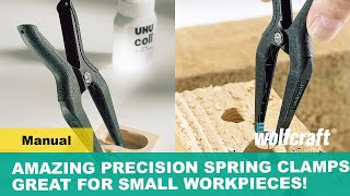 Amazing Precision Spring Clamps! Clamping Small Workpieces With Ease