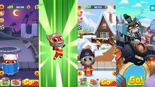 LIVE Talking Tom Gold Run vs Talking Tom Hero Dash Battle Who Will Win Go Go Go