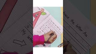 letter A Interactive notebook #handsonlearning #earlylearning #kidslearning #preschool