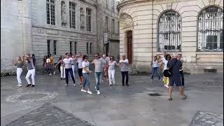 Flash Mob West Coast Swing La Rochelle 2022 organisée par RockDance 17