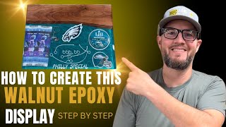 How to Make a Stunning Epoxy \u0026 Walnut Display Board! — Step-by-Step