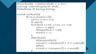 Make Array Odd Codechef full solution in c++ || Codechef Starters 76 Contest solution